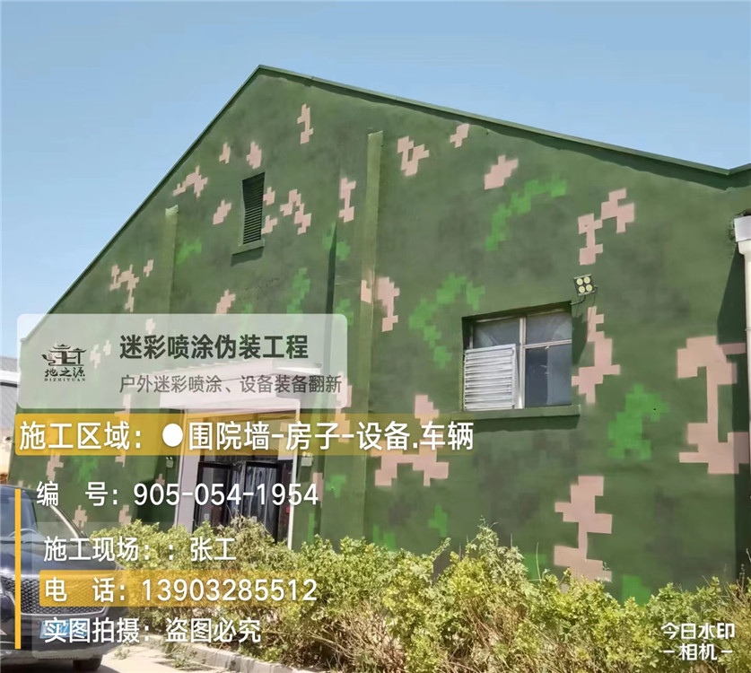 涪陵外墙数码迷彩漆施工报价清单（100㎡标准墙面测算）